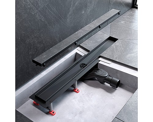 Душевой лоток AM.PM MasterFlow 70 W01SC-U11-070-04BM с Черной матовой решеткой / под плитку Tile