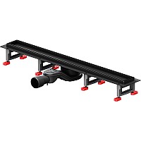 Душевой лоток AM.PM MasterFlow 70 W01SC-U11-070-04BM с Черной матовой решеткой / под плитку Tile