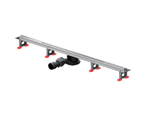 Душевой лоток AM.PM MasterFlow 100 W01SC-S11-100-05SB с решеткой Хром матовый Slim line