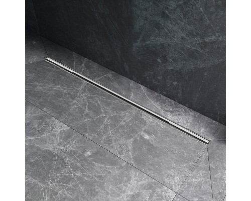 Душевой лоток AM.PM MasterFlow 100 W01SC-S11-100-05SB с решеткой Хром матовый Slim line