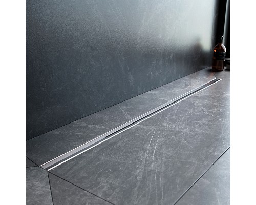 Душевой лоток AM.PM MasterFlow 100 W01SC-S11-100-05SB с решеткой Хром матовый Slim line