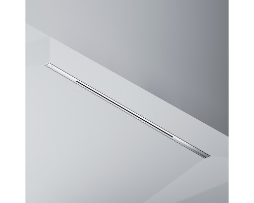 Душевой лоток AM.PM MasterFlow 100 W01SC-S11-100-05SB с решеткой Хром матовый Slim line