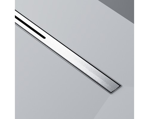 Душевой лоток AM.PM MasterFlow 100 W01SC-S11-100-05SB с решеткой Хром матовый Slim line