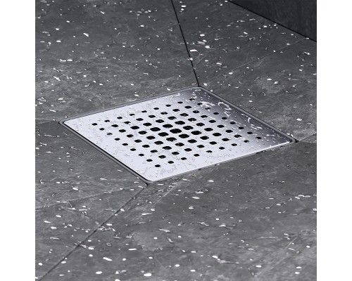 Душевой трап AM.PM PrimeFlow 10 W02BD-P11-010-01SB с решеткой Хром матовый Cut Gradient