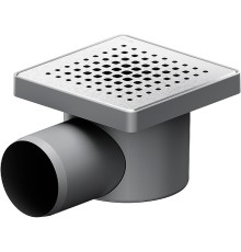 Душевой трап AM.PM PrimeFlow 10 W02BD-P11-010-01SB с решеткой Хром матовый Cut Gradient