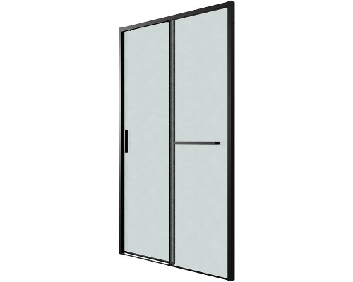 Душевая дверь Grossman Style 110 100.K33.05.110.21.02 профиль Черный матовый стекло шиншилла