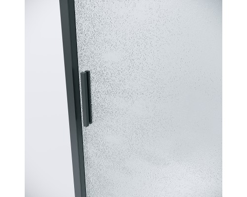 Душевая дверь Grossman Style 110 100.K33.05.110.21.02 профиль Черный матовый стекло шиншилла