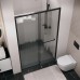 Душевая дверь Grossman Style 110 100.K33.05.110.21.02 профиль Черный матовый стекло шиншилла
