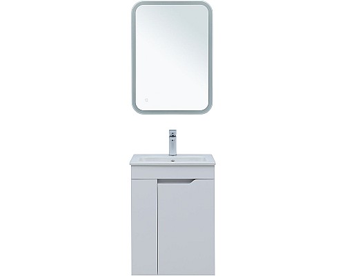 Тумба под раковину Aquanet Практика 50 330451 подвесная Белая матовая