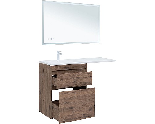 Тумба под раковину Aquanet Токио 130 333652 Дуб веллингтон