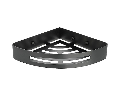 Металлическая полка Fixsen Hotel FX-31003M угловая Графит