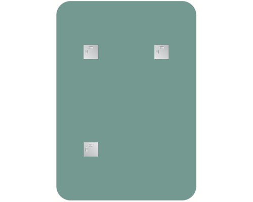 Зеркало Evoform Primary 100х70 BY 0130 со шлифованной кромкой