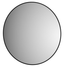 Зеркало Evoform Colora d90 BY 0455 с окантовкой - Черный цвет