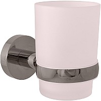 Стакан для зубных щеток Rav Slezak Colorado COA0201MGK Серый металлик крацованный