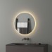 Зеркало Evoform Ledshine d60 с подсветкой 15 W - без выключателя - теплый белый свет
