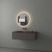 Зеркало Evoform Ledshine d60 с подсветкой 15 W - без выключателя - теплый белый свет