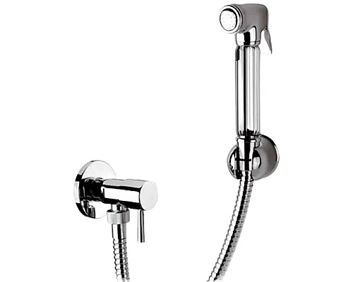 Гигиенический душ с запорным вентилем Remer 332REZ Хром