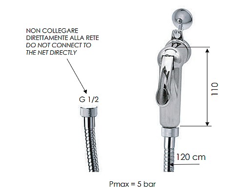 Гигиенический душ Remer 332332DCR Хром