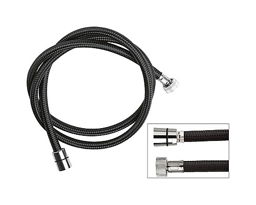 Душевой шланг Remer 332CNNY200 Черный матовый