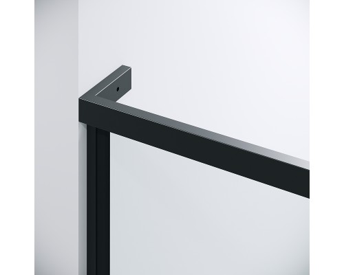 Душевая дверь Grossman Pragma 100 100.K33.03.100.21.00 профиль Черный матовый стекло прозрачное