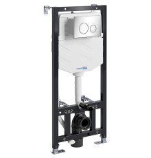 Инсталляция WasserKRAFT Aller 10TLT.010.ME.CH02 для унитаза с клавишей смыва Хром