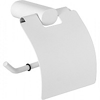 Держатель туалетной бумаги Remer Lounge LN60BO с крышкой Белый матовый