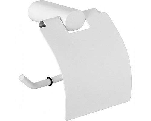 Держатель туалетной бумаги Remer Lounge LN60BO с крышкой Белый матовый