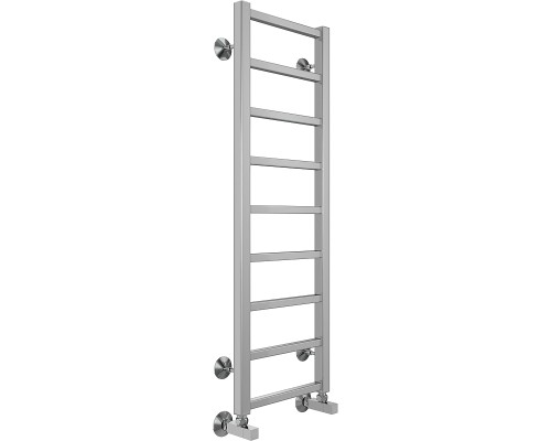 Водяной полотенцесушитель Terminus Контур П9 300х1000 4670078529664 Хром, нижнее подключение, G 1/2" ВР, с угловым соединением