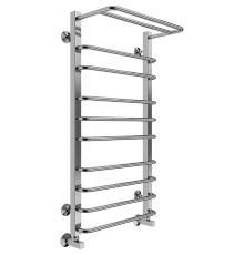 Водяной полотенцесушитель Terminus Арктур П10 500х1000 4670078529459 с полкой Хром, нижнее подключение, G 1/2" ВР, с угловым соединением