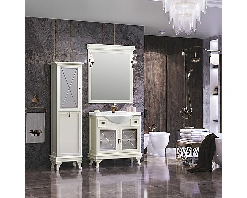 Зеркало Opadiris Борджи 85 00-00007323 Слоновая кость