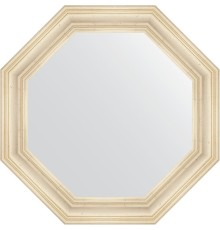 Зеркало Evoform Octagon 79х79 в багетной раме - Травленое серебро 99 мм