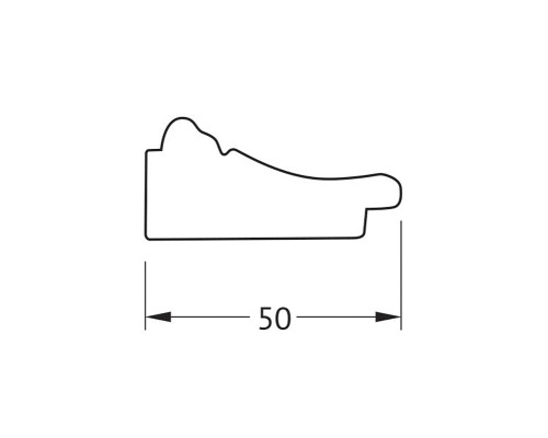 Зеркало Evoform Octagon 49х49 BY 3865 в багетной раме - Махагон с орнаментом 50 мм