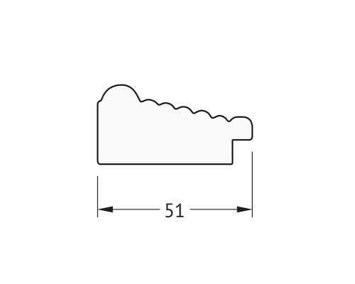 Зеркало Evoform Octagon 54х54 BY 3961 в багетной раме - Сухой тростник 51 мм