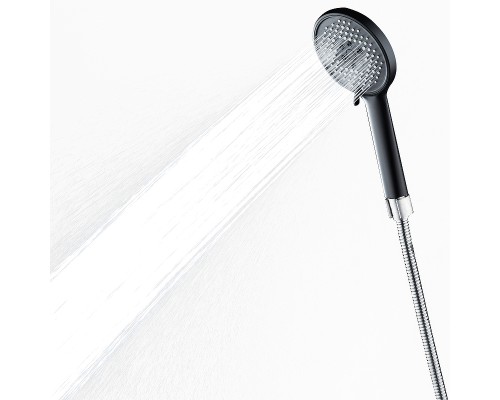 Душевой гарнитур Orange O-Shower Черный матовый