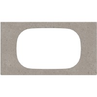 Столешница под раковину Kerama Marazzi Magica 90 MA.2.0.SG519920R\90 Серая матовая