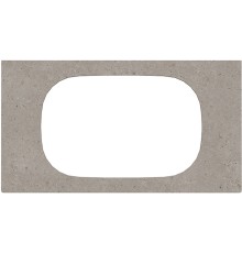 Столешница под раковину Kerama Marazzi Magica 90 Серая матовая