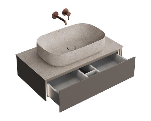 Тумба под раковину Kerama Marazzi Magica 90 MA.90.1\EGR.M подвесная Вечерний серый матовый