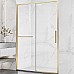 Душевая дверь Vincea Slim Soft 150 VDS-1SS150CLG профиль Золото брашированное стекло прозрачное