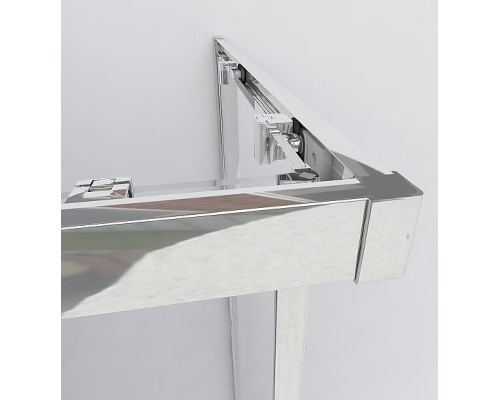 Душевой уголок Vincea Garda 90x90 VSS-1G900CLG профиль Золото брашированное стекло прозрачное