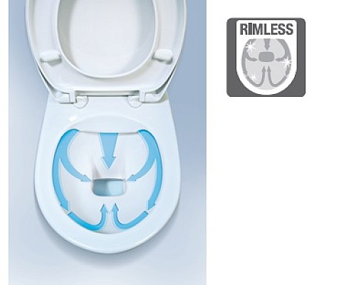 Унитаз Jika Dino rimless 2137.7.000.000.1 подвесной без сиденья