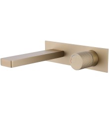 Смеситель для раковины Abber Rund Золото матовое, арт