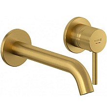 Смеситель для раковины Kludi Bozz 38245N076 Золото брашированное