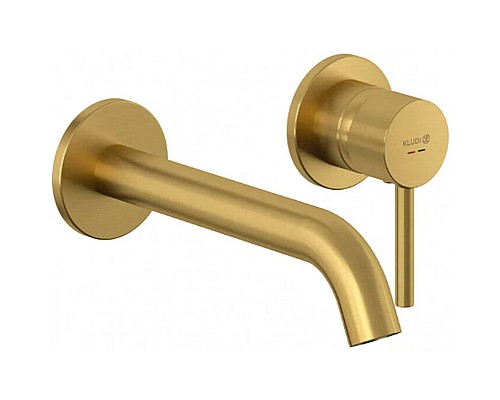 Смеситель для раковины Kludi Bozz 38245N076 Золото брашированное