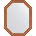 Зеркало Evoform Octagon 56х71 BY 7054 в багетной раме - Бронзовые бусы на дереве 60 мм