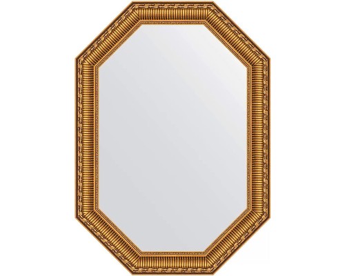Зеркало Evoform Octagon 50х70 BY 7057 в багетной раме - Золотой акведук 61 мм