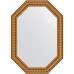 Зеркало Evoform Octagon 50х70 BY 7057 в багетной раме - Золотой акведук 61 мм