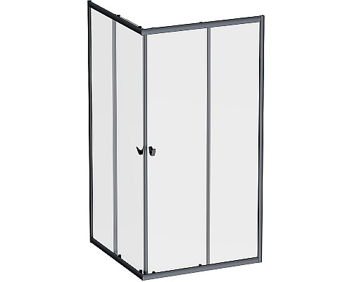 Душевой уголок AM.PM Sunny 100х100 W87G-403-100100-BT профиль Черный матовый стекло прозрачное