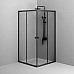 Душевой уголок AM.PM Sunny 100х100 W87G-403-100100-BT профиль Черный матовый стекло прозрачное