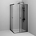 Душевой уголок AM.PM Sunny 100х100 W87G-403-100100-BT профиль Черный матовый стекло прозрачное