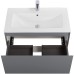 Тумба под раковину Art&Max Latina 80 AM-Latina-800-1C-SO-GM подвесная Серая матовая